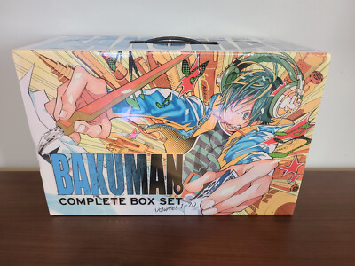 Bakuman Complete Box Set Volumes 1-20 English Manga Shonenjump Viz