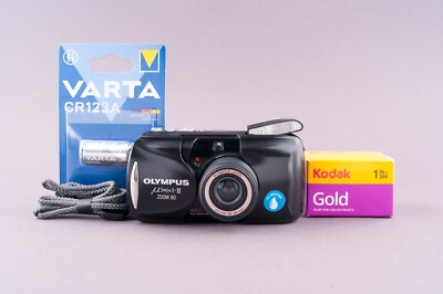 Olympus MJU II Zoom 80 Black Edition 35mm Point & Shoot Film