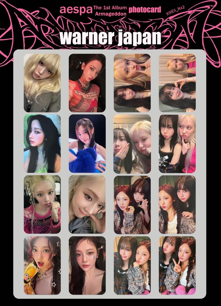 AESPA 1ST ALBUM ARMAGEDDON WARNER MUSIC JAPAN POB PHOTOCARD