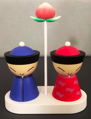 Alessi Mr Mrs Chin Stefano Giovannoni Rumiko Takeda Salt Pepper