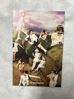 LE SSERAFIM CHAEWON CRAZY SIGNED POSTCARD | eBay