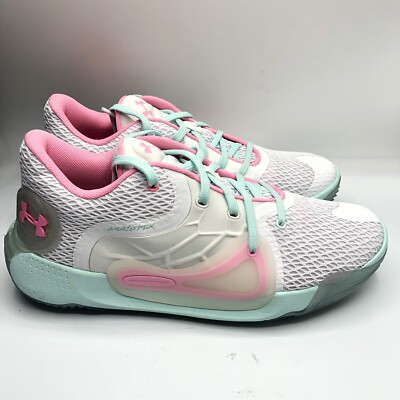 Under Armour Anatomix Spawn 2 Basketball White Pink Men's 9.5