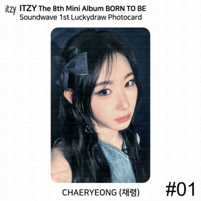 ITZY 8th Mini Album Born To Be Soundwave 1st Lucky Draw Photocard