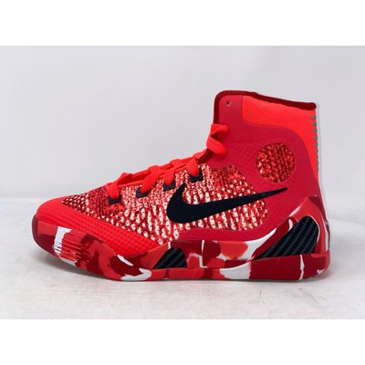 Nike Kobe 9 Elite Protro 'Christmas' Red Sneakers, Size 4Y / 5.5W