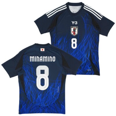 Takumi Minamino #8 Adidas Japan National Football Team Jersey 2024