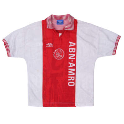 96-'97 Vintage Umbro Ajax Amsterdam Football Jersey | eBay