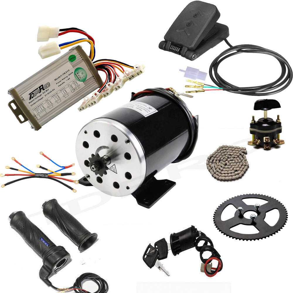 500W 36V Electric Motor Kit Controller 500 Watt E Bike ATV Scooter