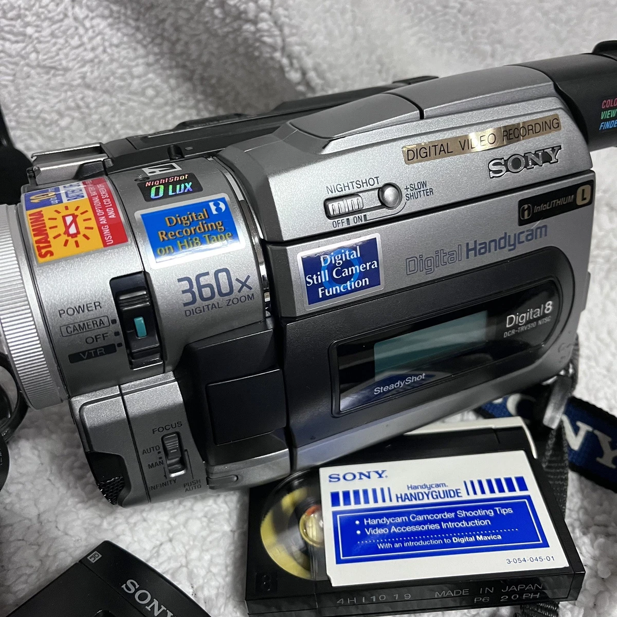 Sony Handycam Digital 8 Camcorders 360x Digital Zoom for sale | eBay