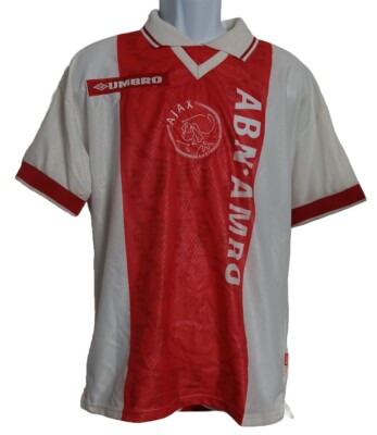 Ajax 1997-1998 Vintage Rare Home Football Soccer Umbro Shirt