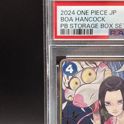 PSA 10 Boa Hancock ST17-004 SR Parallel Storage Box Gold One Piece