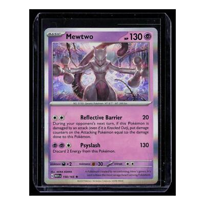2023 Scarlet & Violet - 151 #150 Mewtwo Holo Rare Pokemon Card | eBay