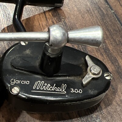 Vintage Garcia Mitchell 300 Spinning Reel Fishing Rod Reel Great