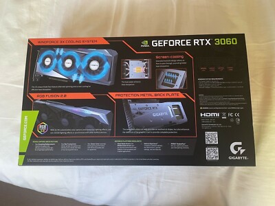 GIGABYTE NVIDIA GeForce RTX 3060 12GB GDDR6 Graphics Card (GV
