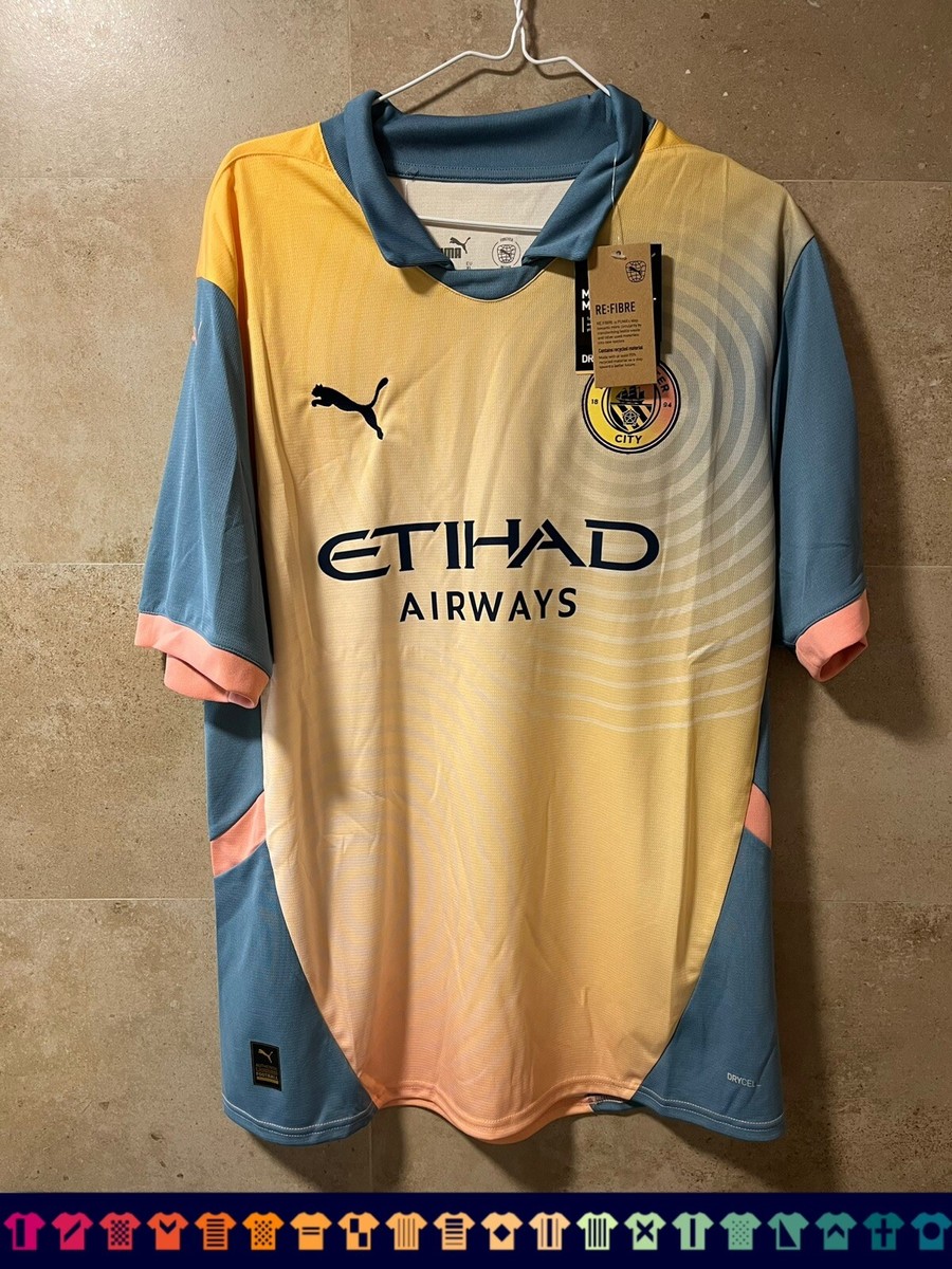 Manchester City 24/25 4th kit Jersey Men's Size XL - 775202-04- | eBay