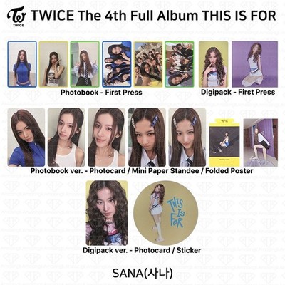 TWICE 4th Full Album THIS IS FOR Photobook / Digipack ver