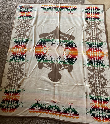 Vintage Pendleton Beaver State IROQUOIS LADY BUG TURTLE TORTOISE