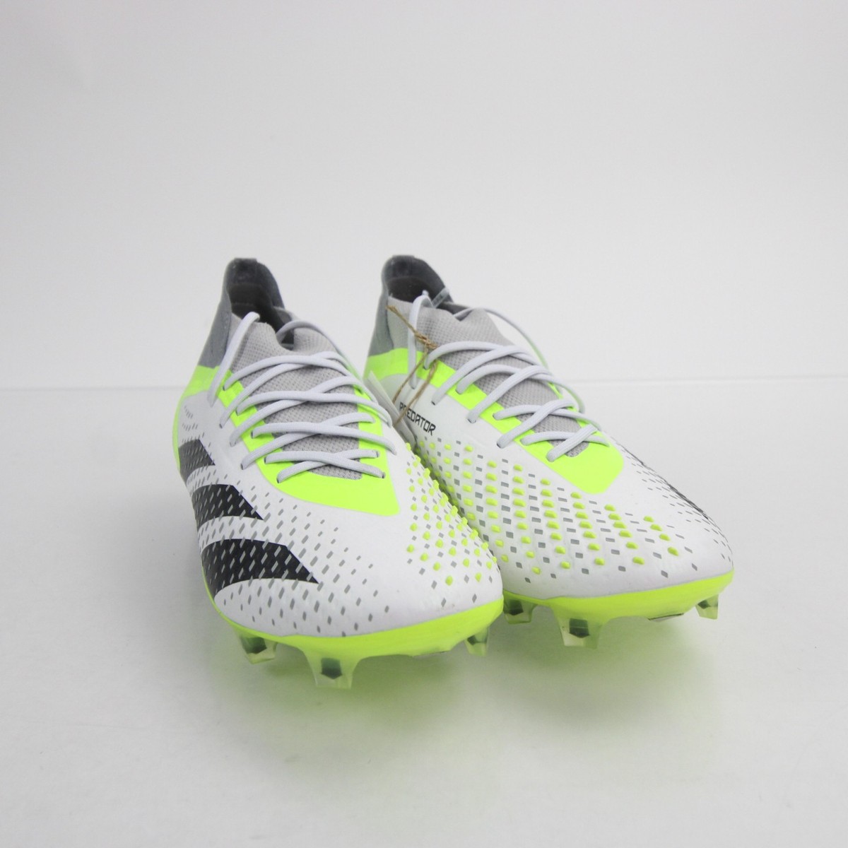 adidas Predator Soccer Cleat Men's White/Lime Green New without