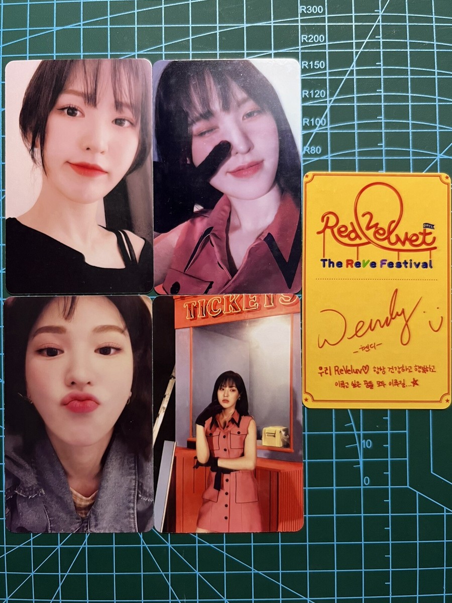 Wendy photocard day 1 zimzalabim fan made card red velvet kihno | eBay