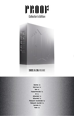 BTS [PROOF] Album COLLECTOR'S EDITION LIMITED/3CD+Photo Book+35