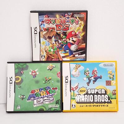 Nintendo DS MARIO PARTY SUPER MARIO 64 New SUPER MARIO BROS. Japan