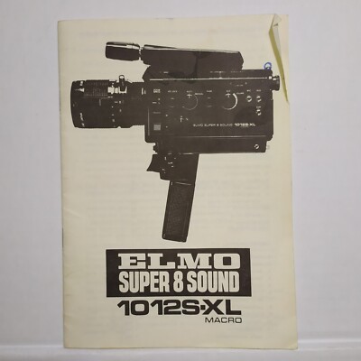 Vintage ELMO Super 8 SOUND 1012S-XL Macro Cine Movie camera 8mm