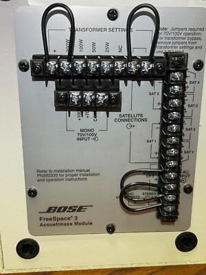 Bose Professional FreeSpace 3 Serie Acoustimass Bass Module with