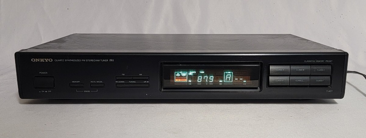 Onkyo T-401 R1 Quartz Synthesized AM/FM Stereo Radio Tuner | eBay
