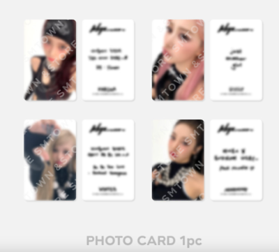 OFFICIAL] AESPA CDP CASE + 1 Photocard SET Whiplash POP-UP GOODS