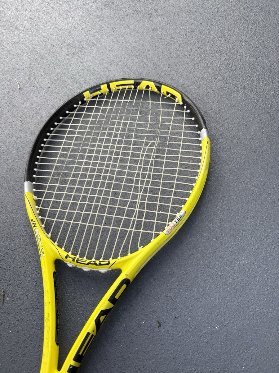 Head Extreme MP Youtek Tennis Racquet 4 1/2 Yellow Rare | eBay