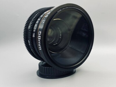 Rehoused HELIOS 44-2 58mm f2 Cine Mod Lens Fuji-X Mount Anamorphic