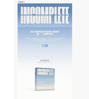 SEVENTEEN INCOMPLETE 2021 SEVENTEEN Online Concert DVD 3 Discs Set