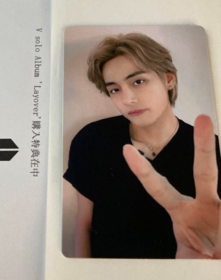 BTS V Taehyung Layover JPFC Lucky draw Japan FC Official POB Photo