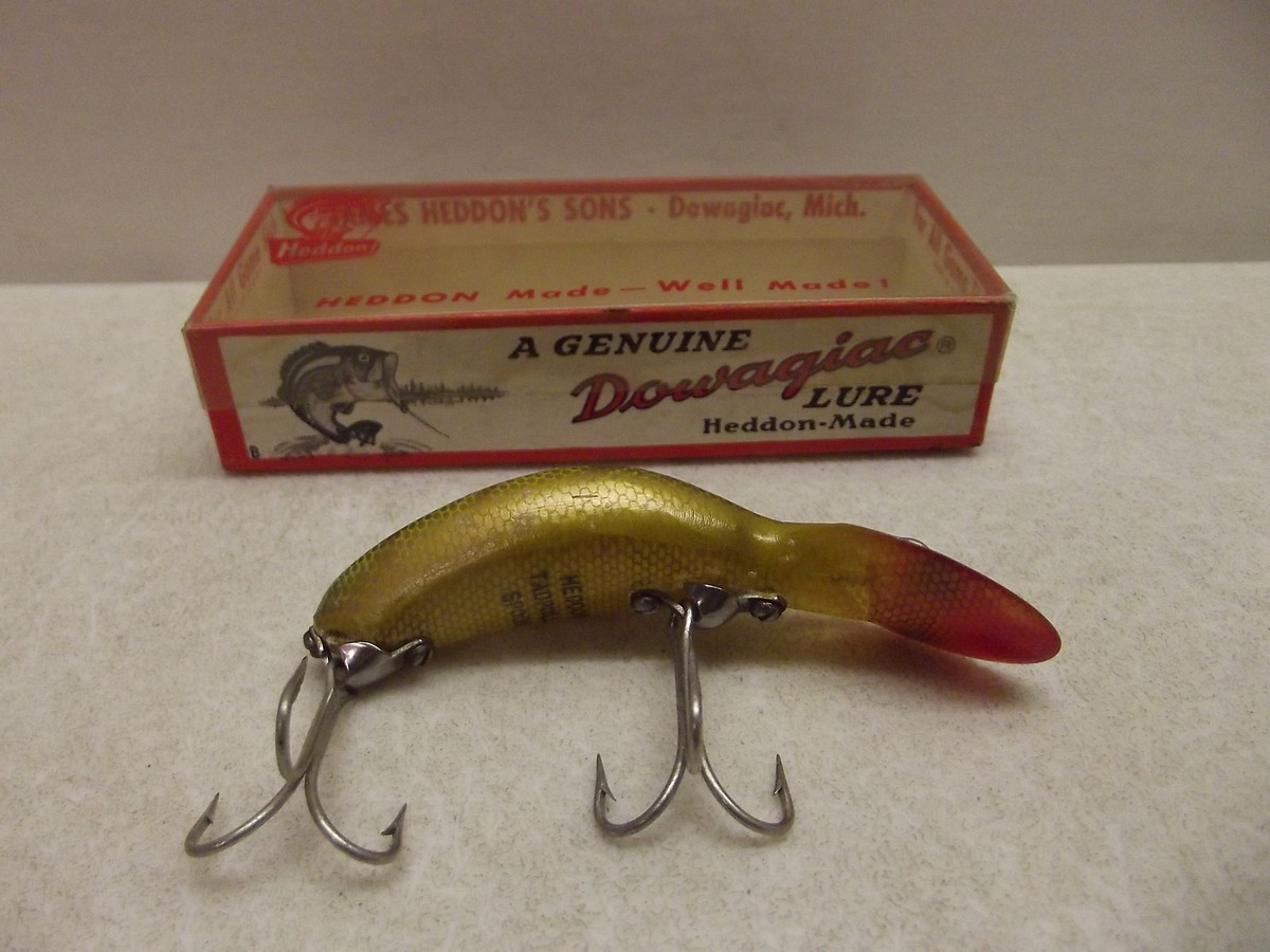VINTAGE HEDDON TADPOLLY 9000-L FISHING LURE W/BOX | eBay