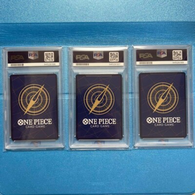 PSA 10 ONE PIECE Card Game OTAMA MAKINO MARCO 1ST Anniversary SET