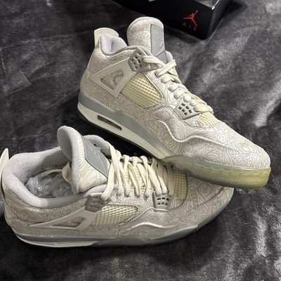 Air Jordan 4 Retro 30th Anniversary Laser 705333-105 Men's Size 14