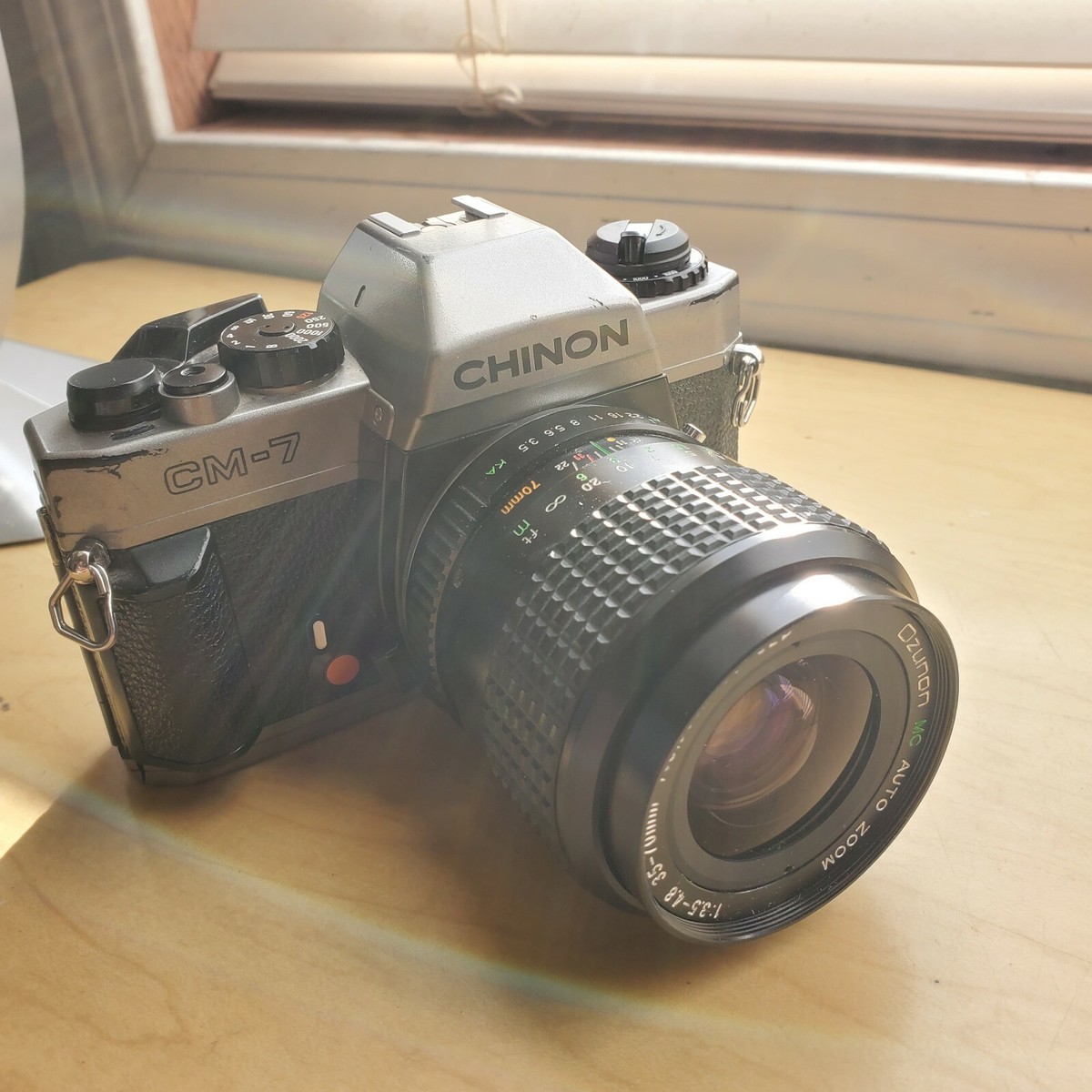 CHINON CM-7 SLR 35MM CAMERA ZOOM 35-70MM Ozunon MC lens | eBay