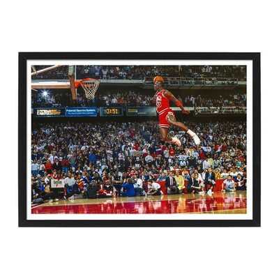 Michael Jordan '1988 Slam Dunk Contest' Photo Poster | eBay