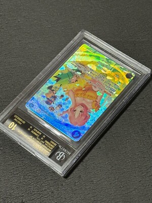 BGS 10 Black Label Rebecca OP05-091 Parallel Super Rare One Piece