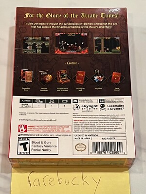 Cursed Castilla EX Collector's Edition (Switch) NEW SEALED MINT
