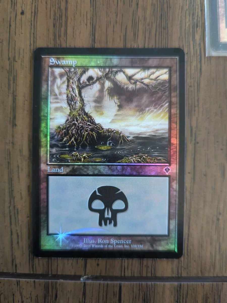 Swamp FOIL - MTG Magic - Invasion 339 - Vintage - NM | eBay