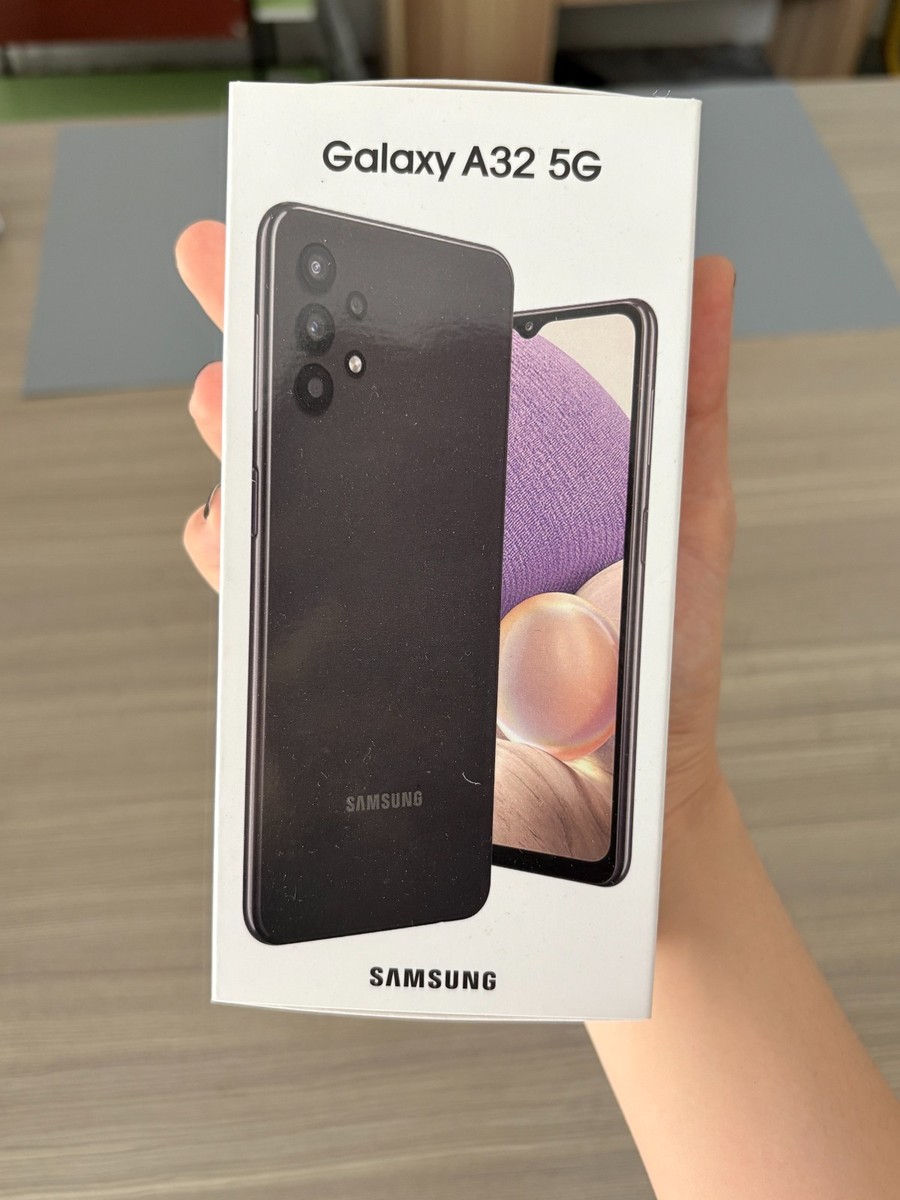 NEW Samsung Galaxy A32 5G A326U 64GB Prism Black Unlocked AT&T T