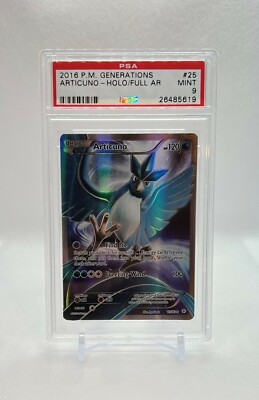 Pokemon Card - Articuno 25/83 - XY Generations - Full Art - Holo