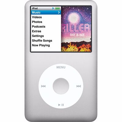 Apple iPod classic 7th Generation Silver (120 GB) for sale online