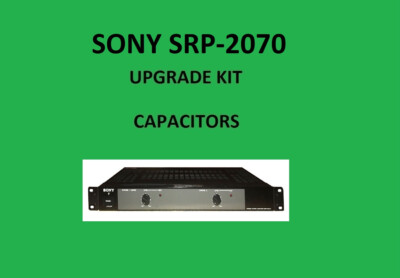 Power Amplifier SONY SRP-P2070 Repair KIT - all capacitors | eBay
