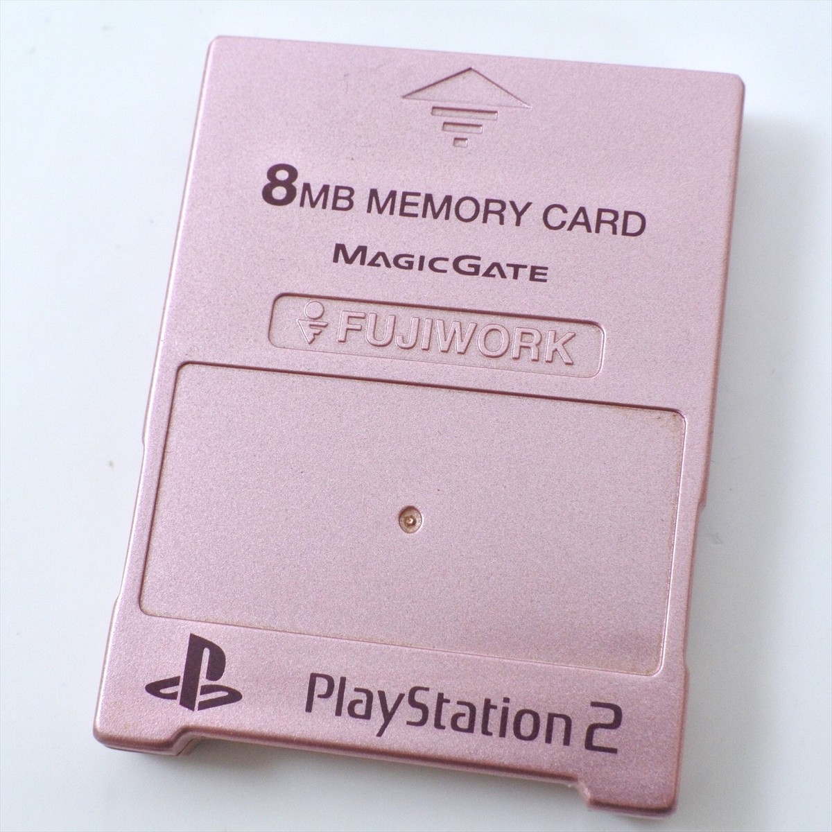 PS2 Memory Card 8MB Fujiwork PINK Memory King Playstation 2 Made