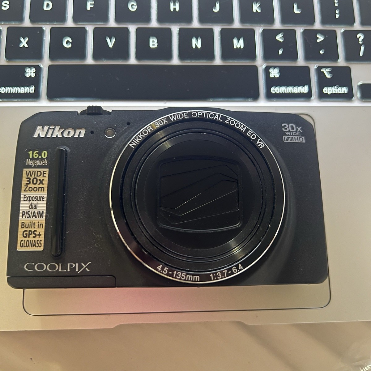 Nikon Coolpix S9700 30x Wide Optical Zoom Digital Camera READ as