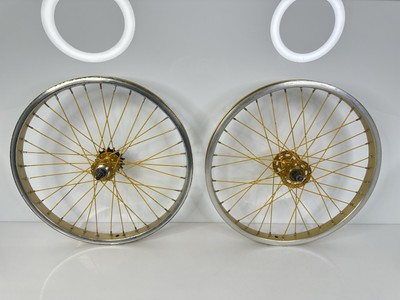 Vintage 1979 Araya 7C Sunshine BMX Racing Wheel Set 20” SunTour