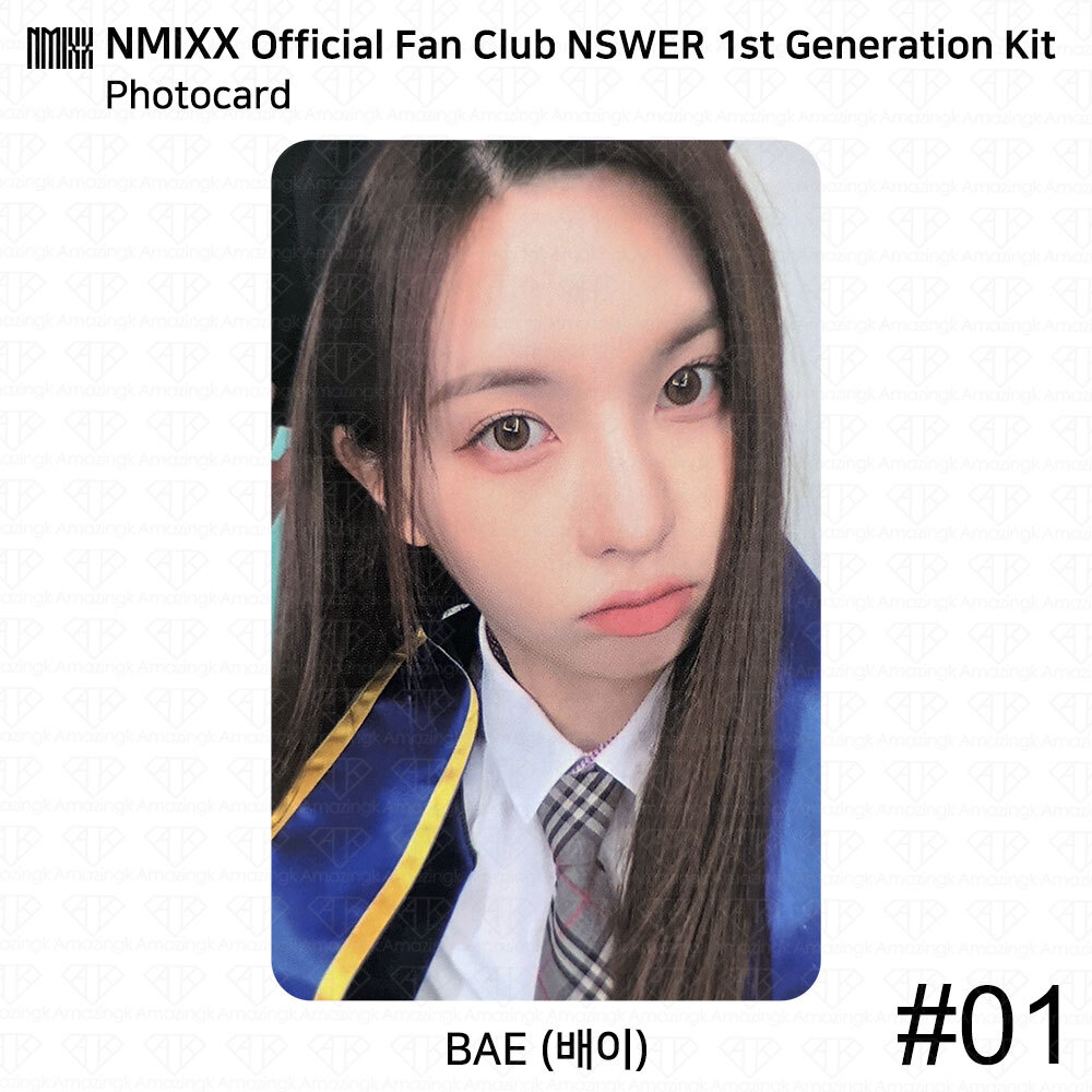 NMIXX Official Fanclub NSWER 1st Generation Kit Photocard ID Photo
