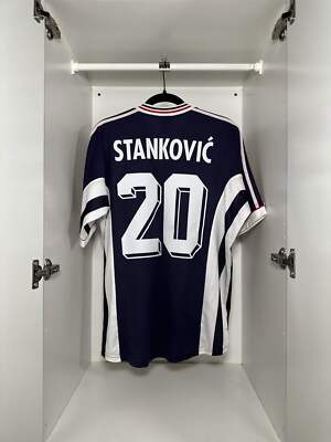 Yugoslavia Stankovic #20 - adidas - 1998/1999 - HOME Kit | eBay