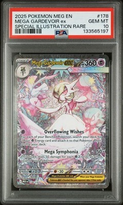 PSA 10 GEM MINT Mega Gardevoir EX 178 Special Illustration Rare